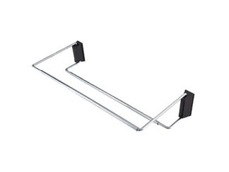 Soporte lateral en Acero Cromado y Plástico Negro